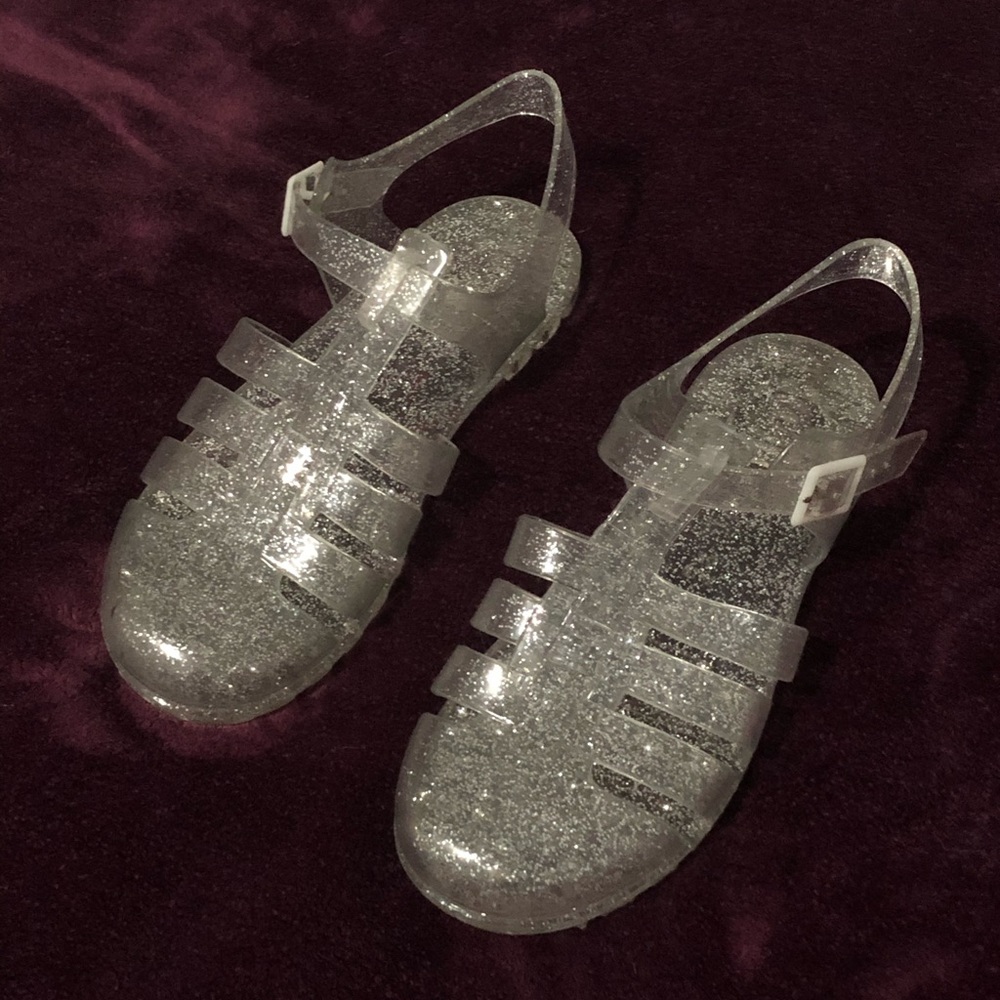 90’s GLITTER JELLY SHOES (8)
